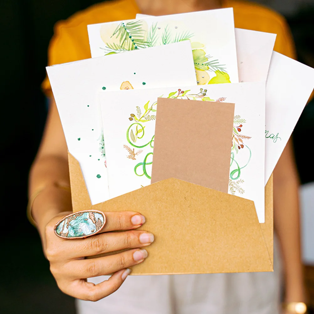 80 قطعة بطاقات فارغة مزدوجة الجانب بطاقة بنية الأسهم متعددة الوظائف بطاقات الكتابة على الجدران مريحة الاستخدام اليومي ملاحظة العرض مخزون البطاقة البنية