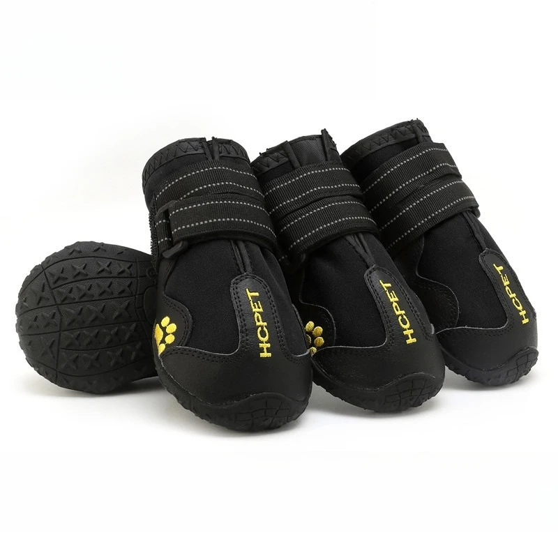 

Dog Shoes Waterproof Anti-Slip Rain Boots Warm Snow Reflective for Small Medium Large Pet Sports Training