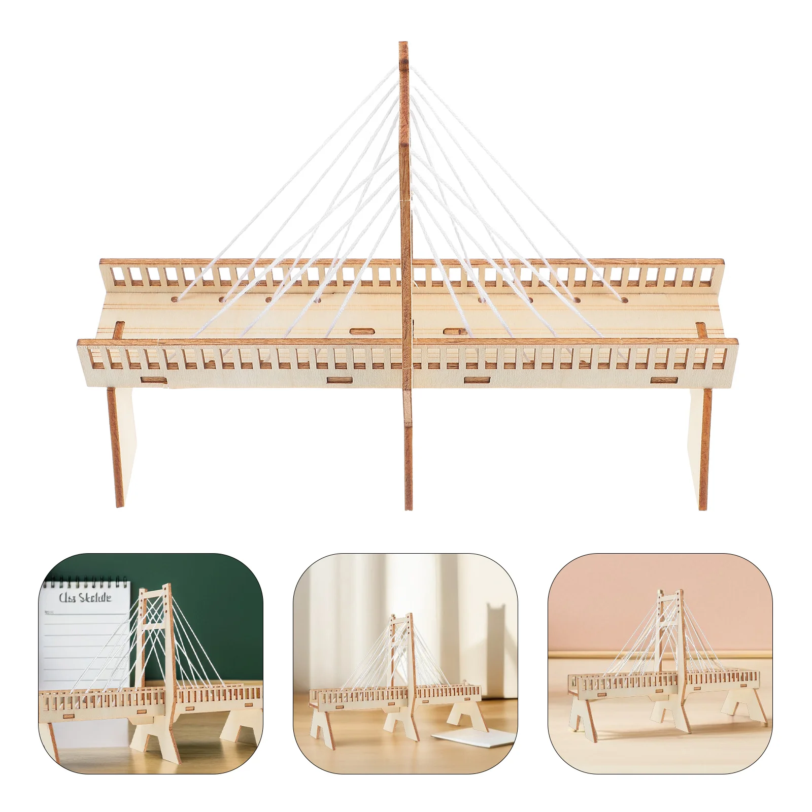 

6Sets Cable-Stayed Bridge Stem Kit for Boys Girls Unique Design Engaging Learning Experience Promote Well-Rounded Development