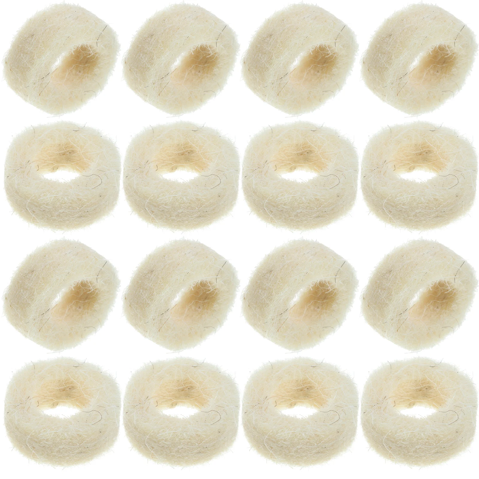 

100 Pcs Wool Felt Washer 20x5x5mm Oil Seal Gasket Felt Washers for Bolts Mechanical Equipment Replacement Lightweight Wear