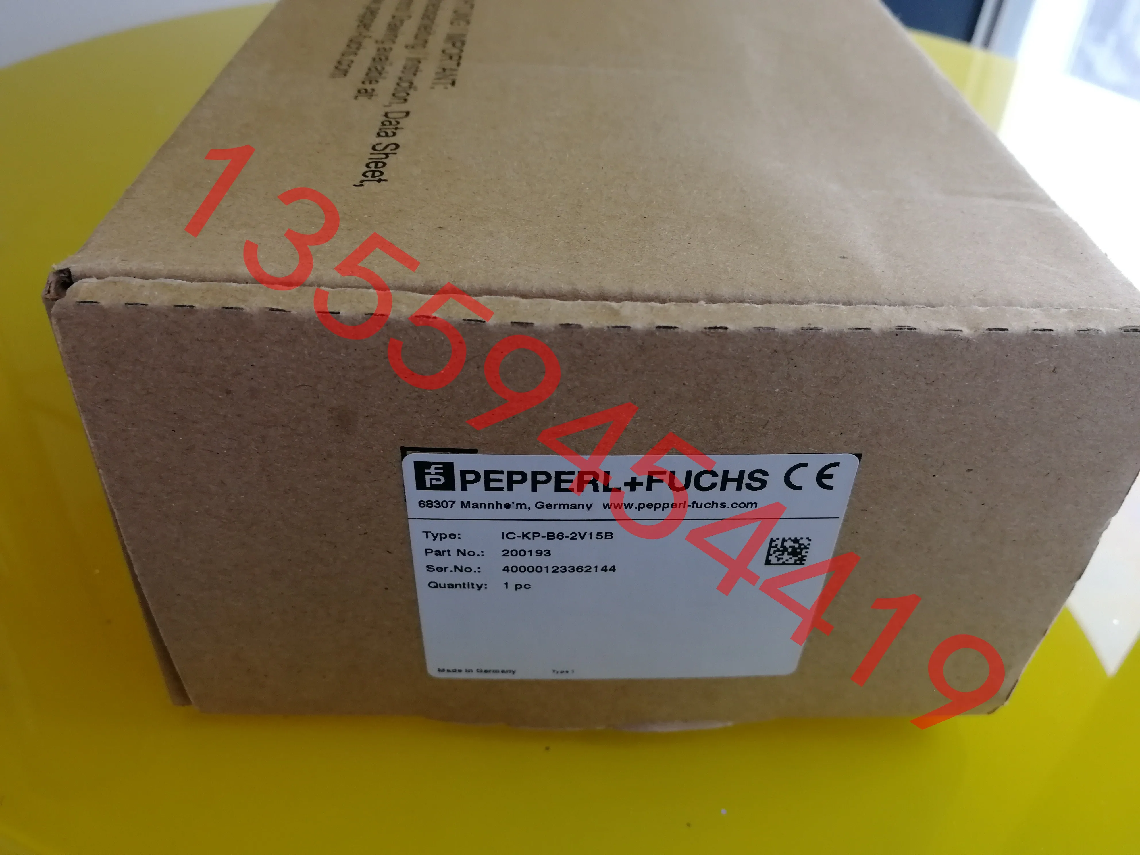 P+F Control Interface Unit IC-KP-B6-2V15B Original Genuine Free Shipping Order KP2-1HB17-2V1D