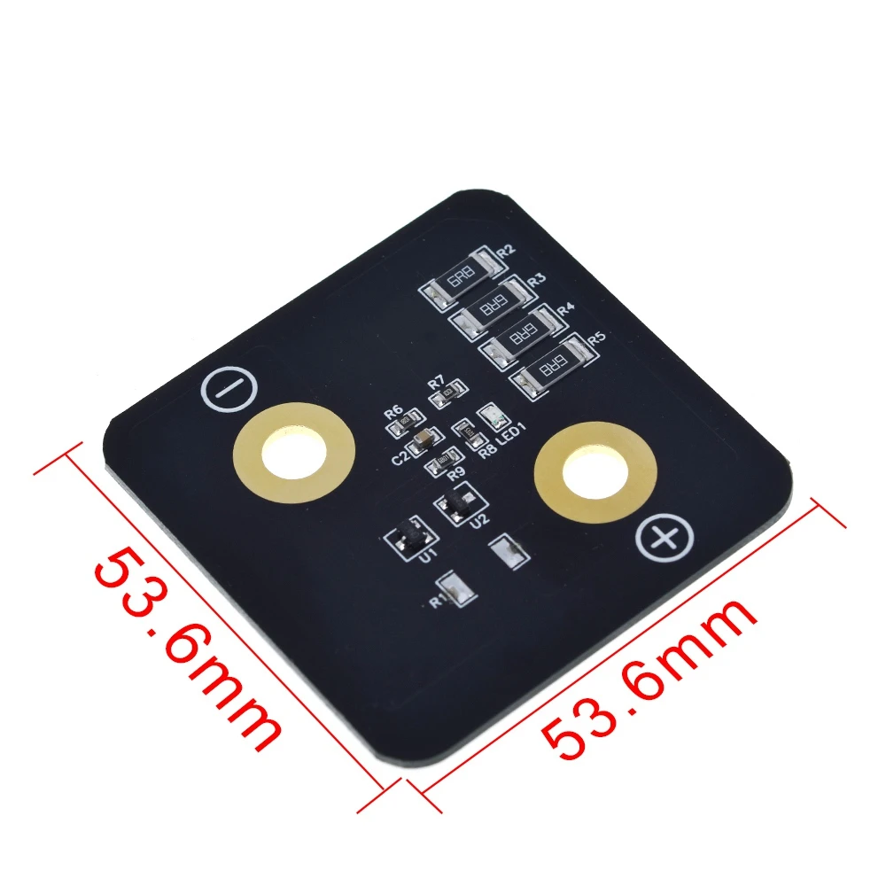 TZT 2.8V 3000F Super Capacitor Voltage Stabilization Protection Board 5.4*5.4cm Regulator Balance Board Super Farad Capacitor