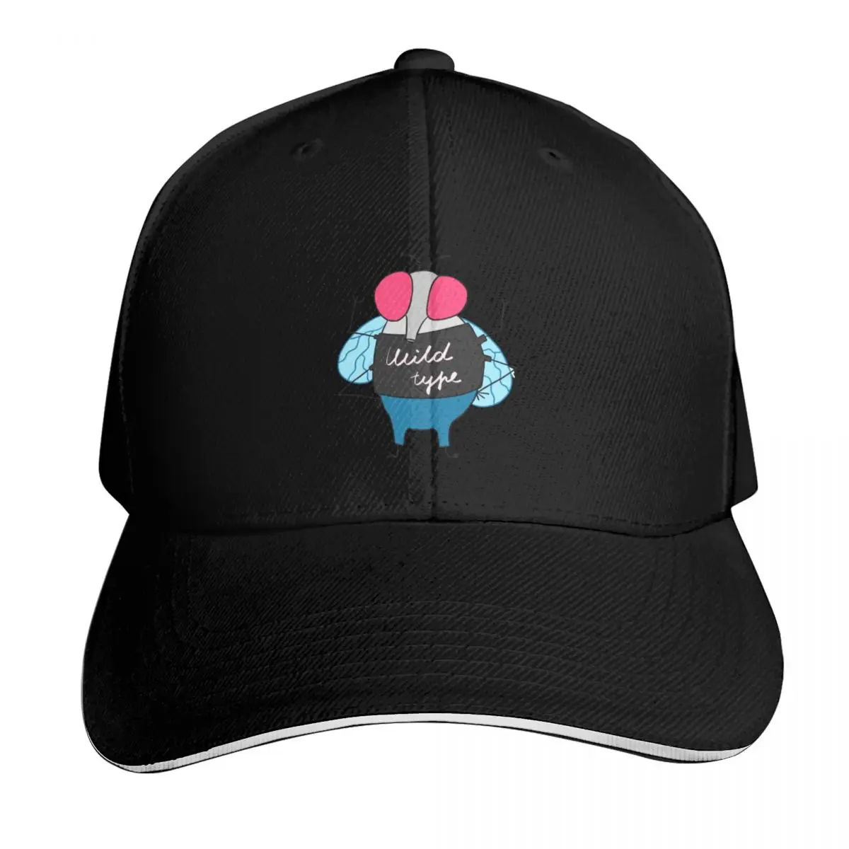 Cute Wild Type Drosophila Baseball Cap Low Profile Unstructured Unisex for Men Women Outdoor Golf Running Hiking