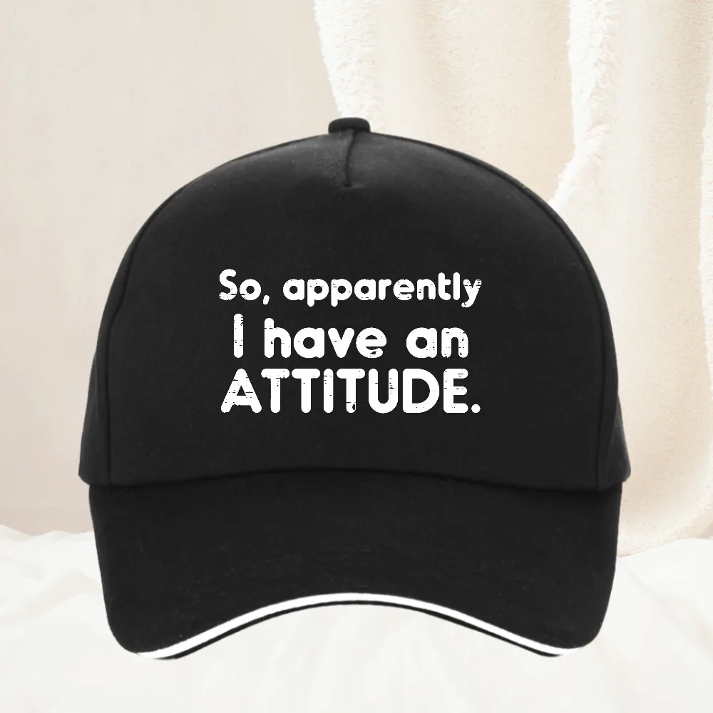 

So Apparently I Have an Attitude Baseball Cap Spring Autumn Outdoor Adjustable Casual Baseball Caps Sunscreen Hat