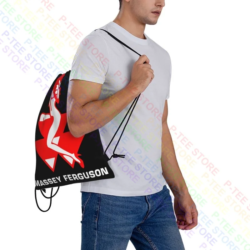 Massey Ferguson T Shirt Drawstring Sacos, Gym Bag, Cute Softback Shopping Bag, Mochilas de roupas, Item quente, EUA