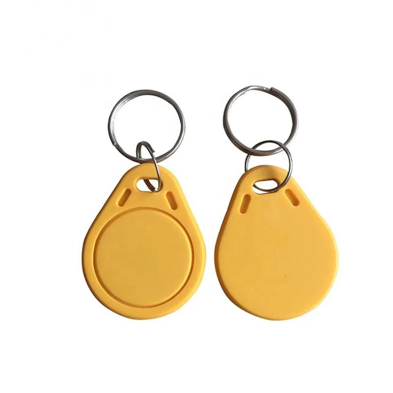 10Pcs RFID Keytags Mifare 13.56MHz 14443A M1 S50 Small Smart IC Key Ring Tag Keyfob Token Nfc Access Control Keycard