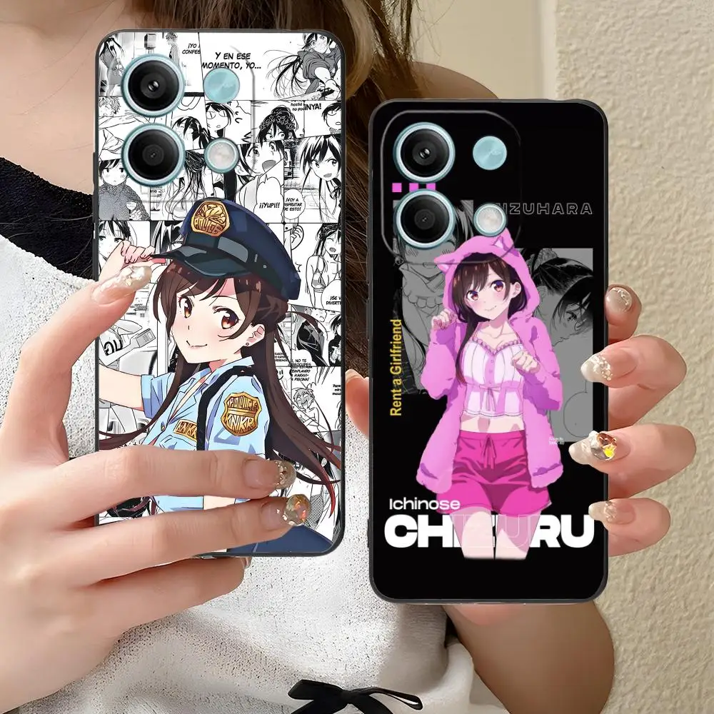 

Rent Girlfriend Chizuru Mobile Phone Case for Xiaomi Redmi Note 14 13 12 11 A5 3 2 1 Pro Plus 4G 5G Colour Printing Cover Pretty