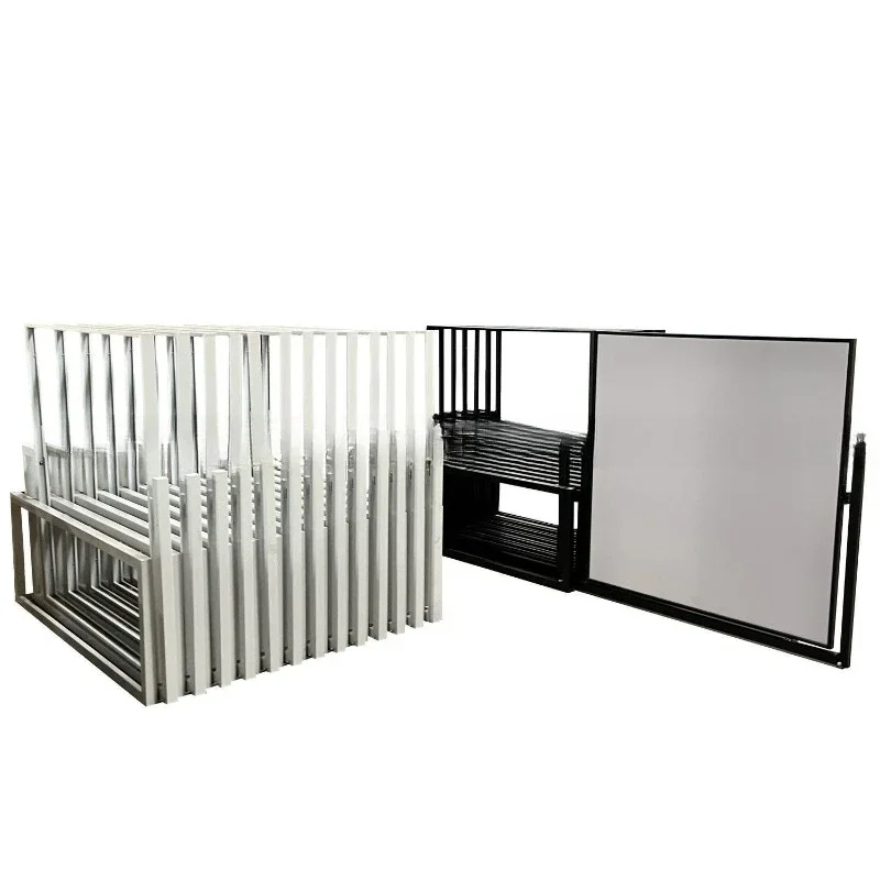 Thin plate display cabinet Pull-out sample display stand Marble display stand