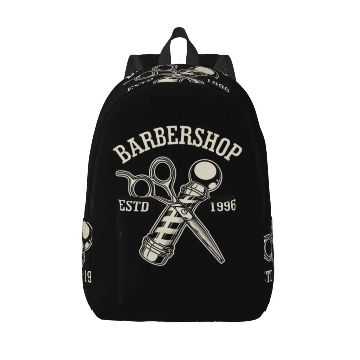 

Barber Shop Sign Student Backpack School Bag Hiking Travel Daypack for Boys Girls Bookbag Shoulder Bags