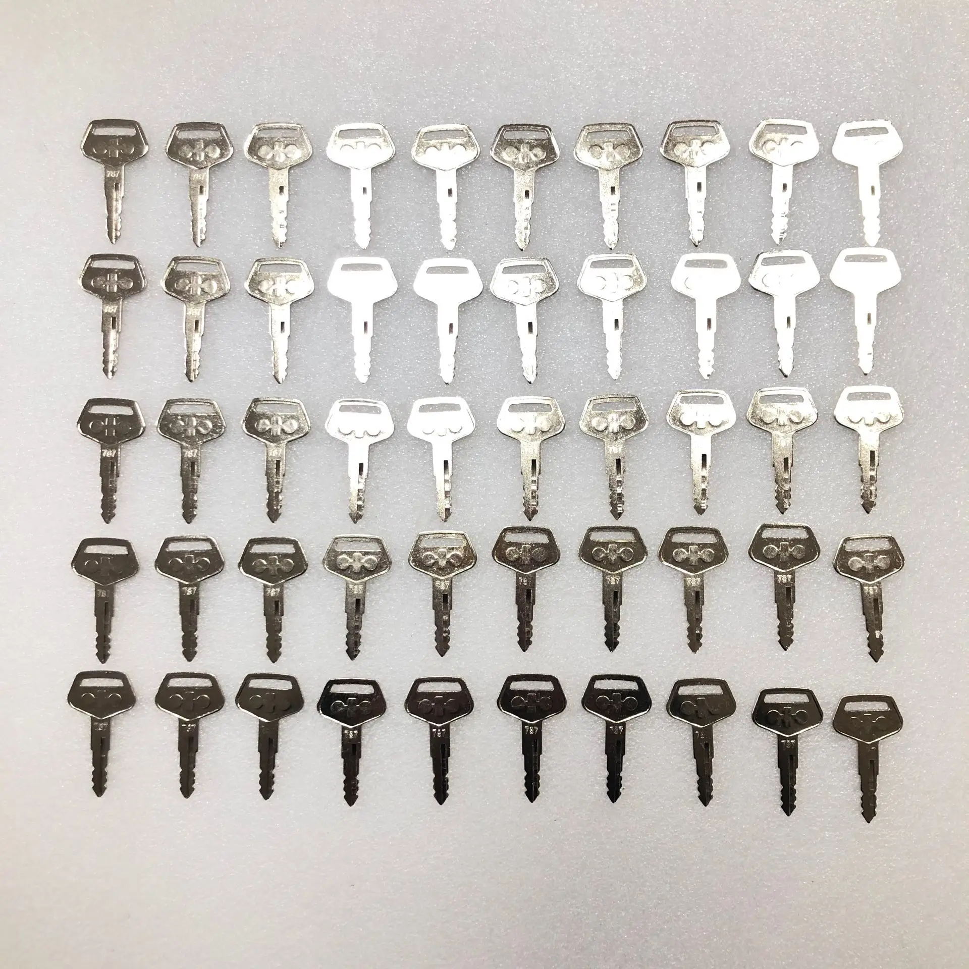 50PCS 787 Ignition Key for Komatsu Excavator Dozer Loader Heavy Equipment TR261434