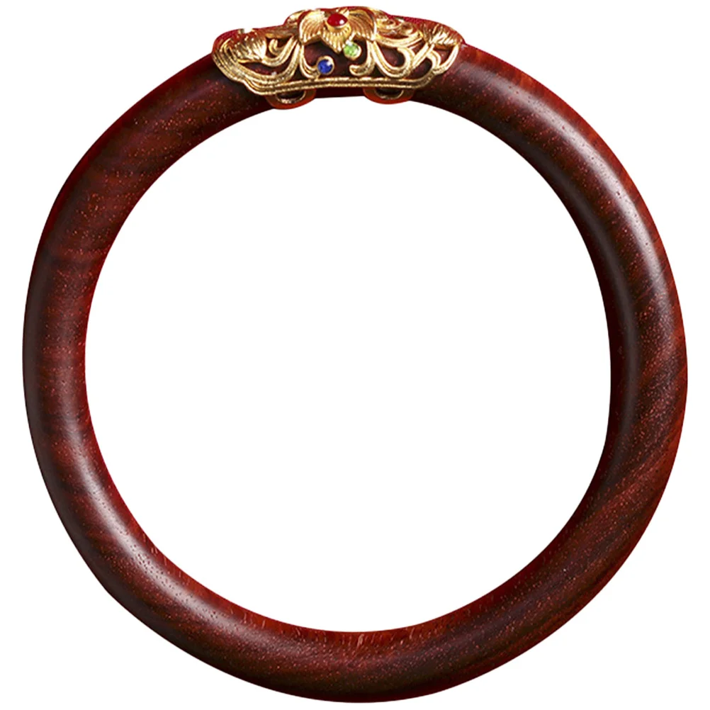 

Bangle Bracelet Beads Cuff Bracelets Stylish Wood Round Ethnic Bangles for Women