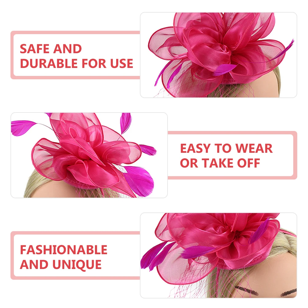 

Hair Clips Headb s Detachable Banquet Party Prom Themed Photography Women Fascinator Headdress