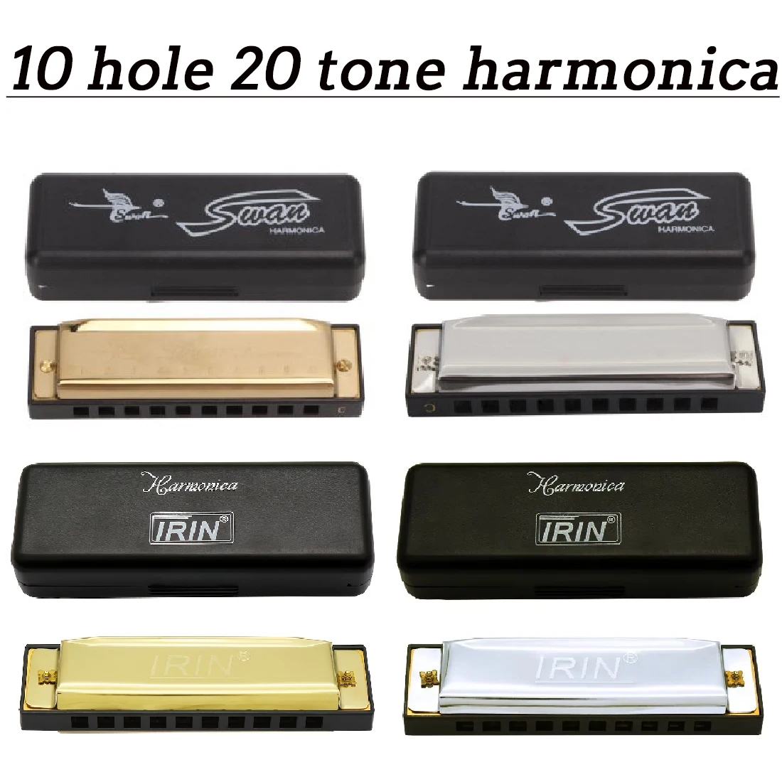 Harmonica 10 Hole 2…
