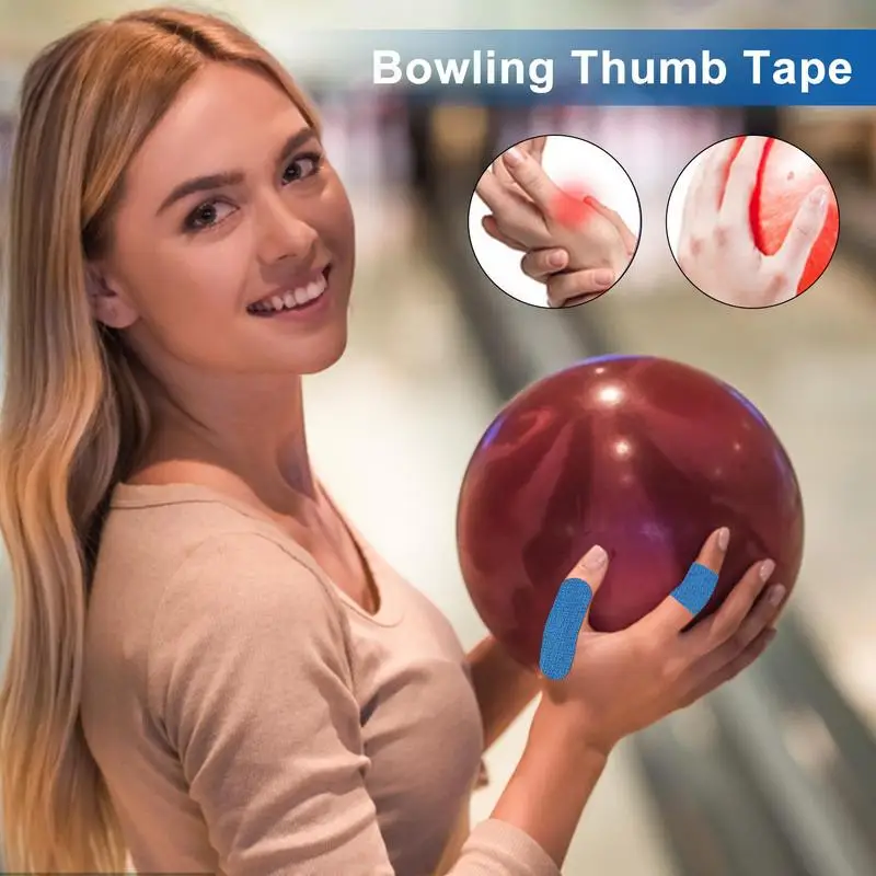 20pcs Bowling Thumb Tape Bowling Finger Tape Protective Performance Tape erformance Tape Elastic for Bowling Accessories