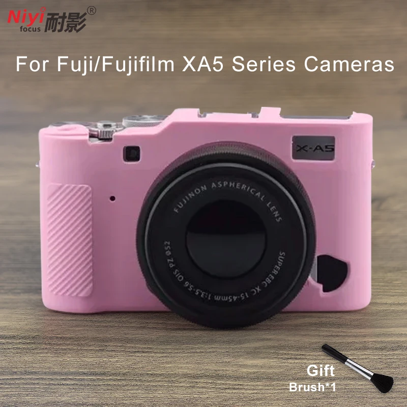 Armadura de silicone pele caso capa do corpo protetor para fujifilm xa5 fuji X-A5 câmera sem espelho fuji xa5 fujifilm X-A5