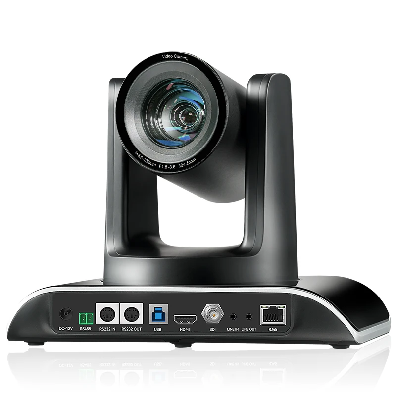 NDI 30x Simultaneous 3G-SDI/HDMI/IP Live Streaming 1080P60fps PoE Supported PTZ NDI Camera with 20X 30x Optical Zoom