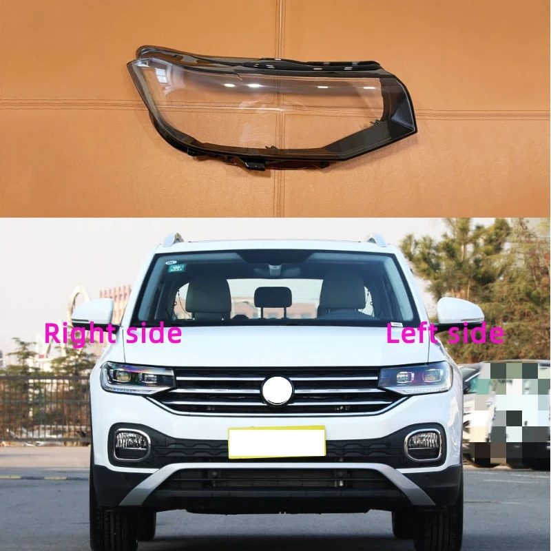 

For Volkswagen VW T Cross 2020 2021 2022 Car Headlight Shell Headlight cover Headlamp Lens Headlight Glass Auto Shell Cover