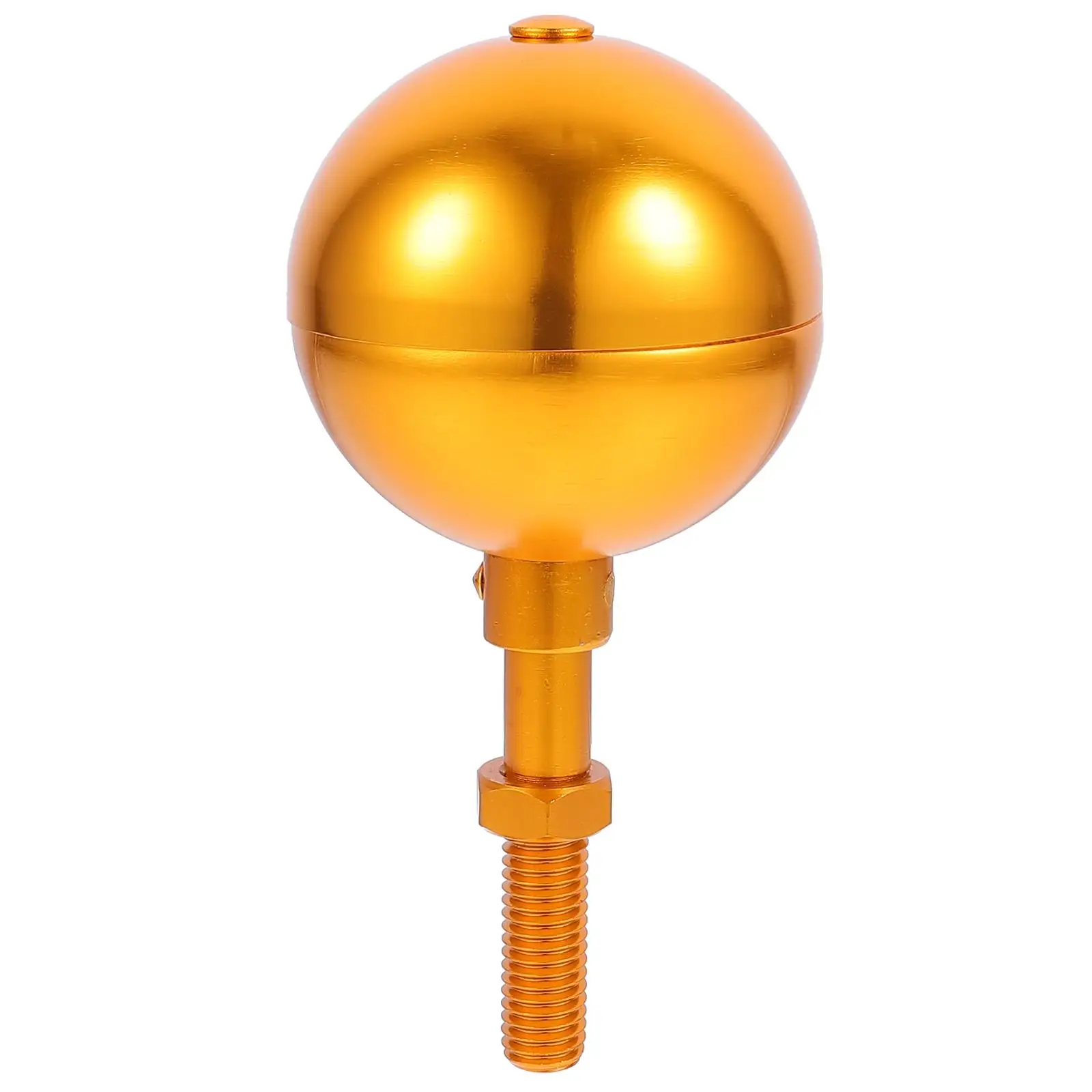 

Gold Flag Pole Ball Topper Aluminum Alloy Replacement nament Accessories For Outdoor Decor Banner Stand Flags Poles