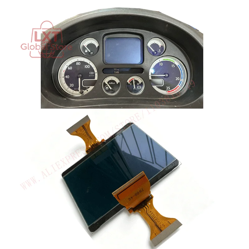 LCD Display Temsa MD7 Plus For DAF LF CF XF 45 55 75 85 95 105 Truck Dashboard LCD Temsa MD9 Display Instrument Cluster Replacem view 2