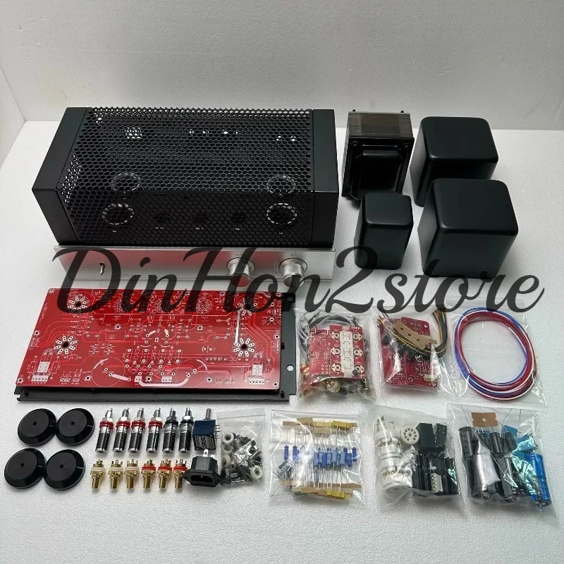 EL34 Push Pull Tube Amplifier DIY Kit HiFi Stereo Vacuum Tube Amp Audiophile Grade Build Your Own
