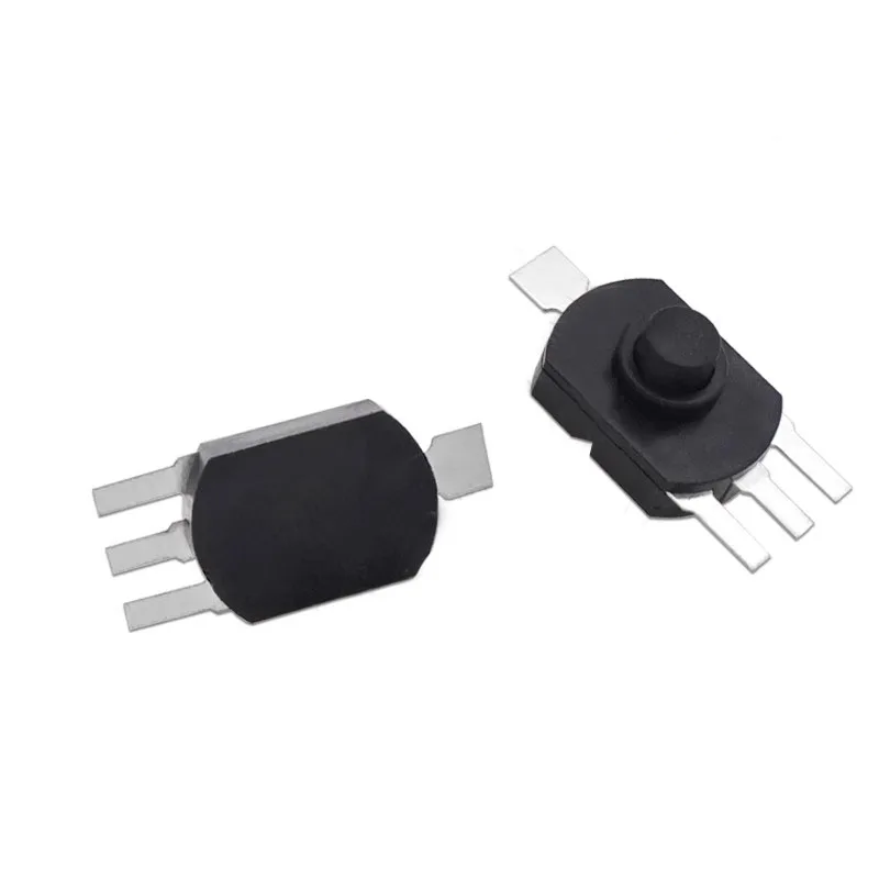 1712-9.8H Flashlight switch 3 on 1 off 4 pin self-locking multi-pin multi-function button connector toy