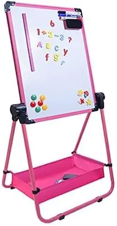 

Двусторонняя магнитная доска для записей 18'' x 24'' с регулируемой U-образной подставкой для дома и офиса