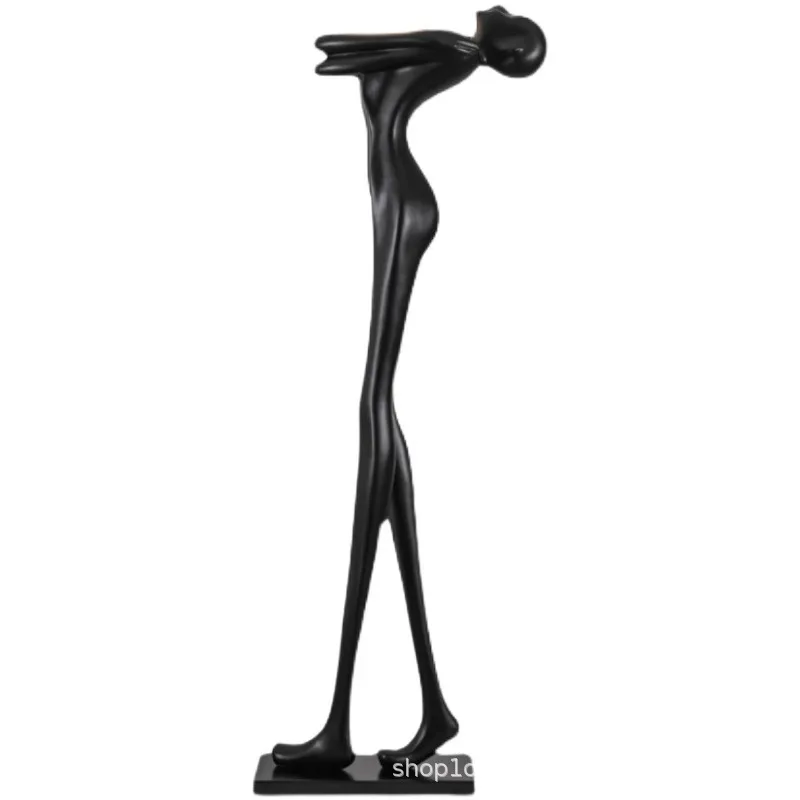 Living Room Hotel Lobby Decorative Creative Art Figure Sculpture Like Floor Lamp Ornament