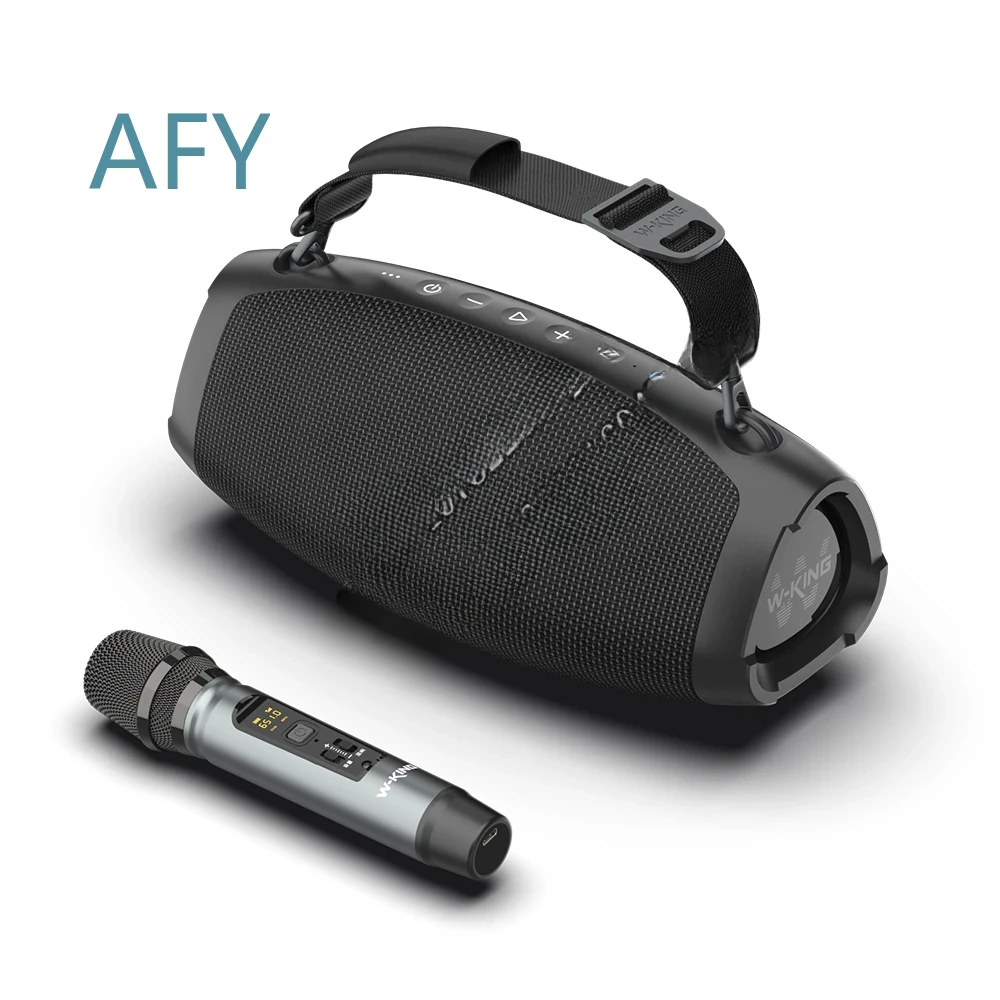 Portable Waterproof Outdoor Speaker for W-KING X10 IPX6 Boombox with Carry Strap Bluetooth Wireless Sound System