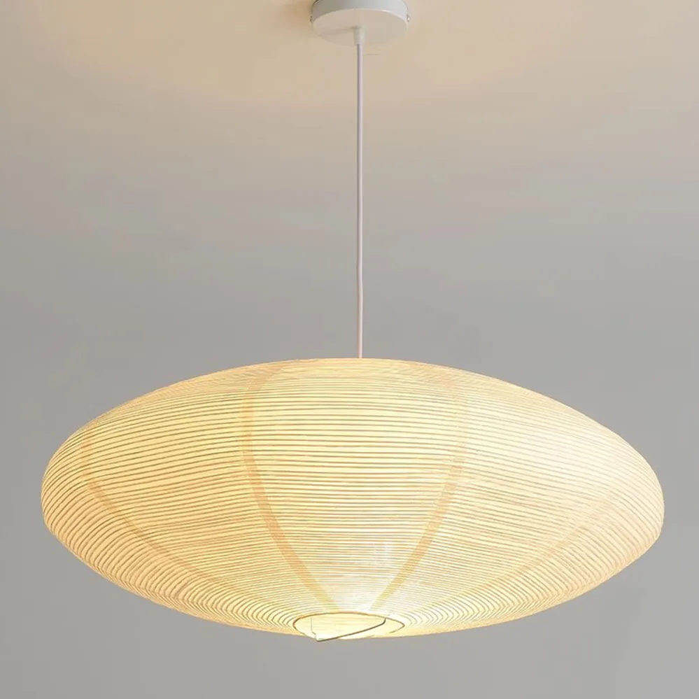 

Стильные лампы из рисовой бумаги, подвесные светильники подходят для декора освещения атмосферы библиотеки, кафе, спальни, ресторана.