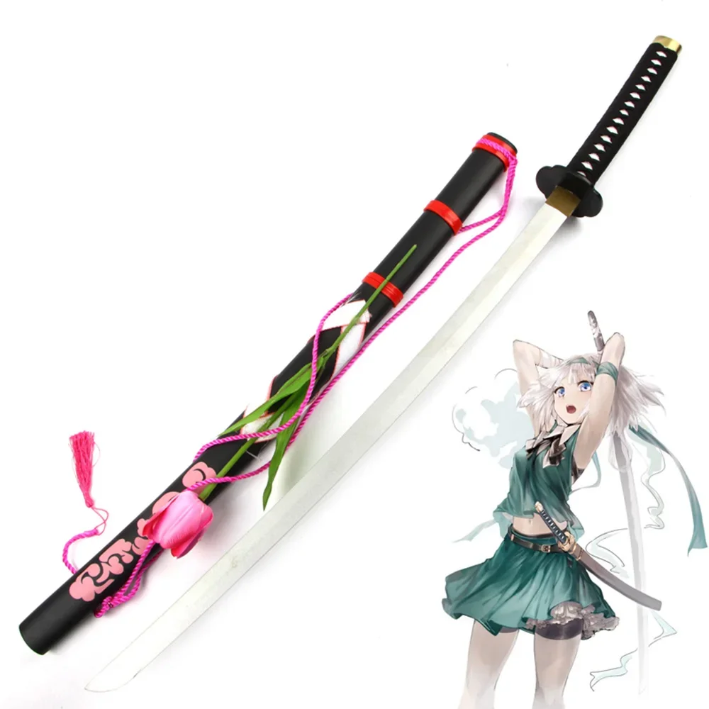 Anime Touhou Project Youmu Konpak Wooden Sword Cosplay Weapons for Halloween Christmas Party Masquerade Anime Shows