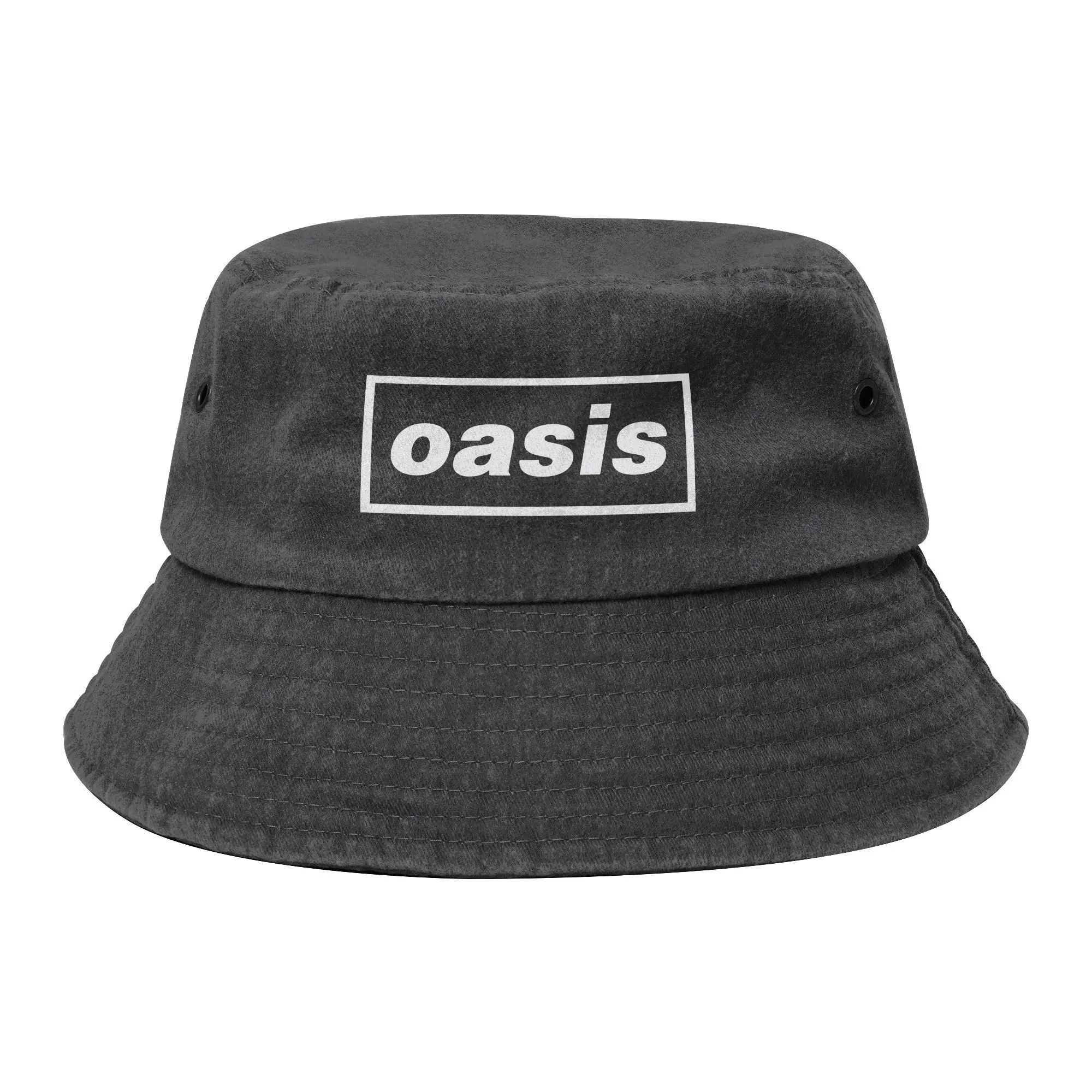 Unisex Bucket Hat  O-Oasis Rock Band Logo Summer Travel Headwear Sports Fishing Cap British Albums Panama Hat Birthday Gift Idea