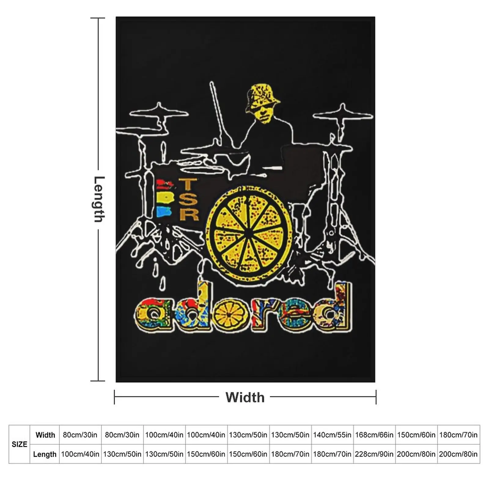 The Stone Roses Adored Reni He Bangs The Drums Throw Blanket couch cozy soft plush fuzzy picnic outdoor blanket
