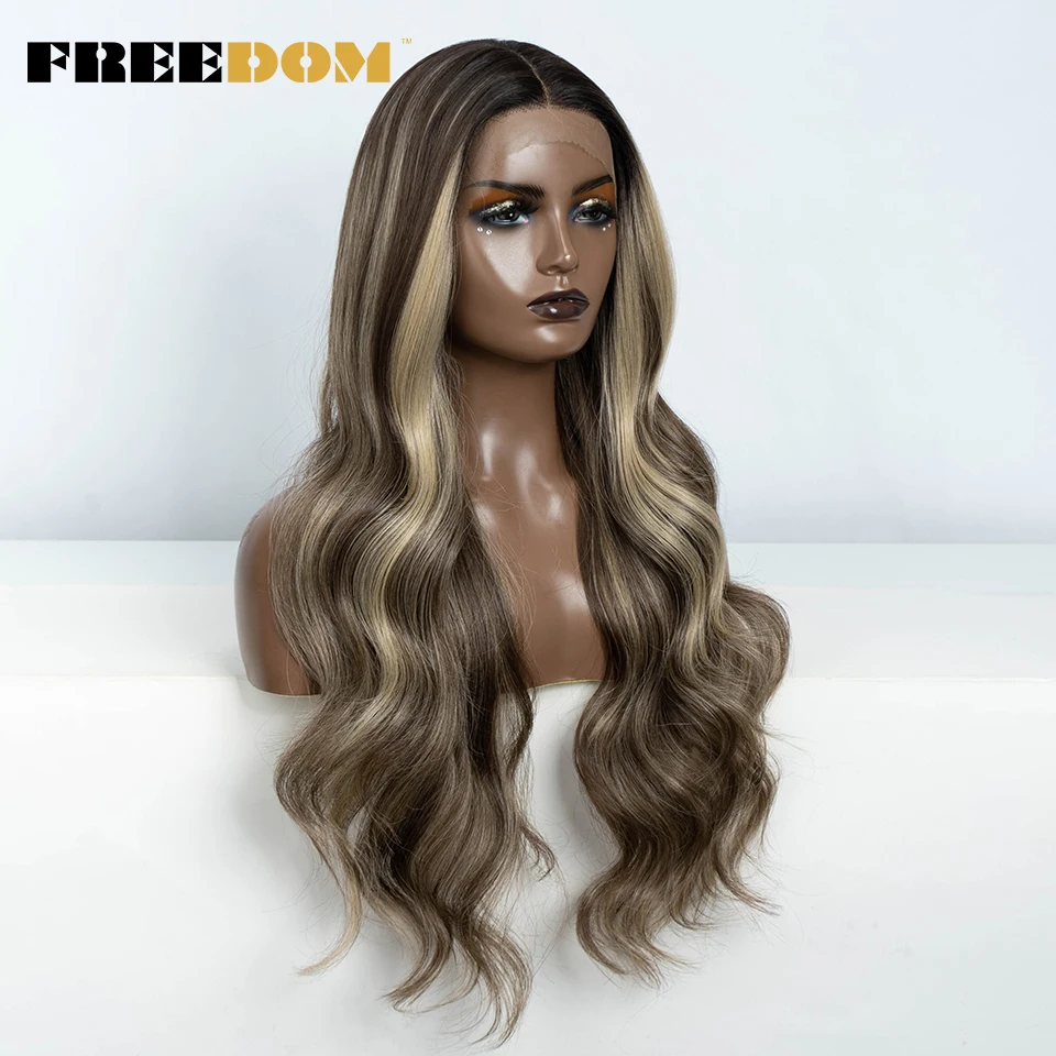 FREEDOM Synthetic Lace Front Wigs For Women 28