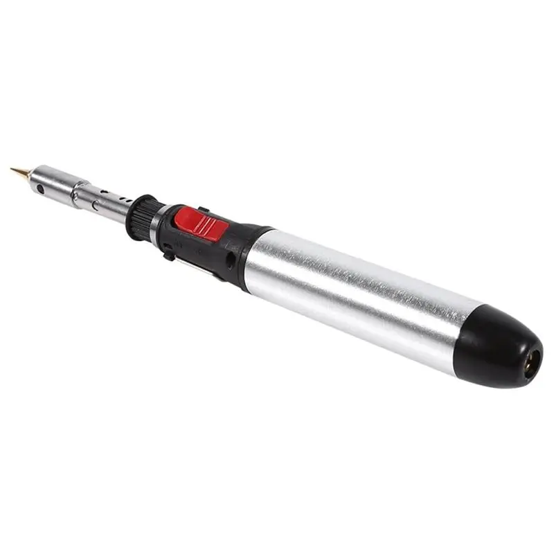 AB34-Professional Solder Kit Cordless Butane Soldering Iron, Gas Welding Heat Pen Torch Cooking Blower Temperature Control Tool