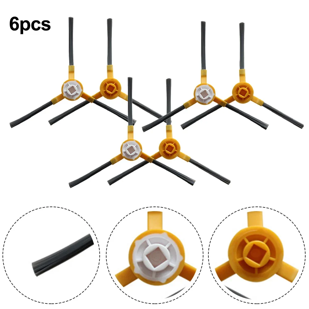 6 szt. Wymiana szczotki bocznej odkurzacza do części do odkurzacza robota Kabum 700/500 Akcesoria