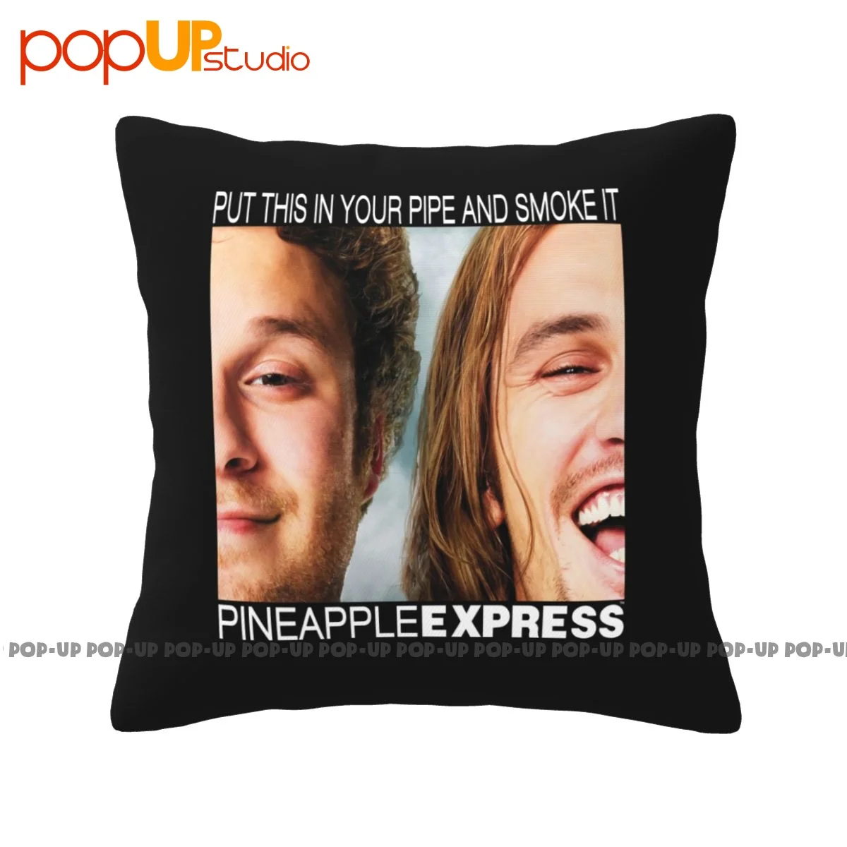 Cozy Pineapple Express Put This In Your Pipe And Smoke It Pillowcase Throw Pillow Cover For Sofa