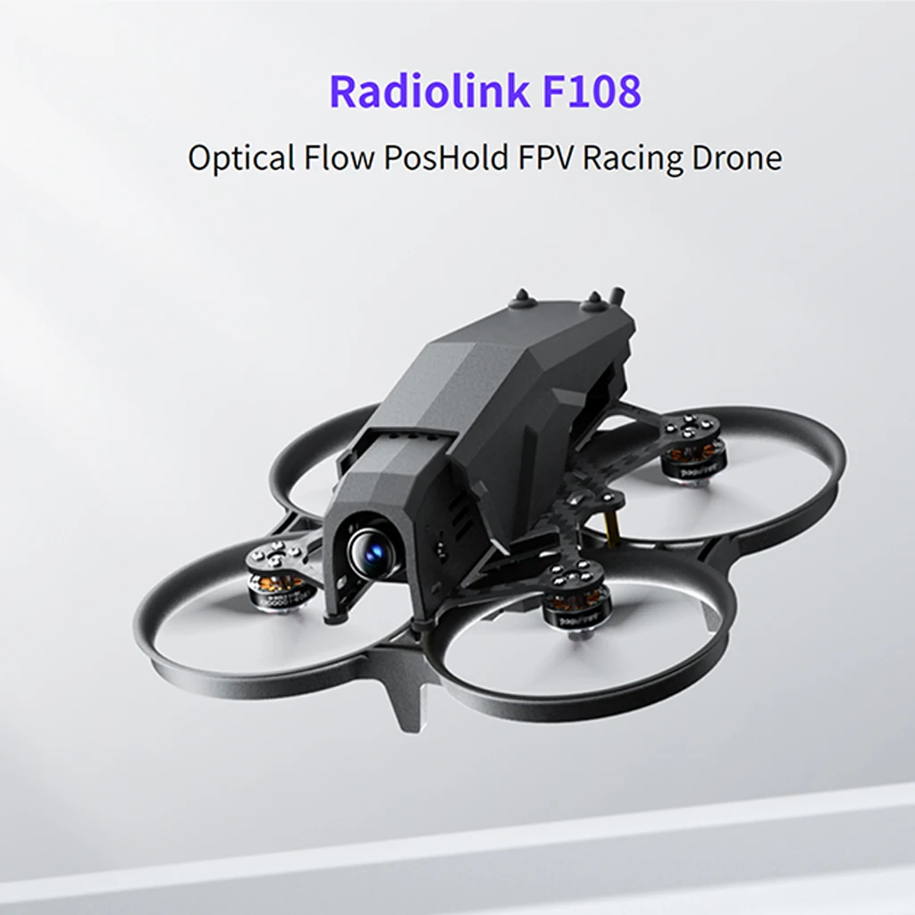 Radiolink F108 Optical Flow FPV RC Racing Micro Drone Bwhoop Quadcopter PNP RTF With T8S Transmitter Remoter Controller