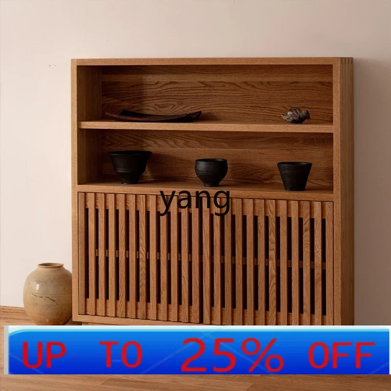 

LMM Locker Simple Modern Cherry Solid Wood Storage Wine Cabinet Household Cabinet