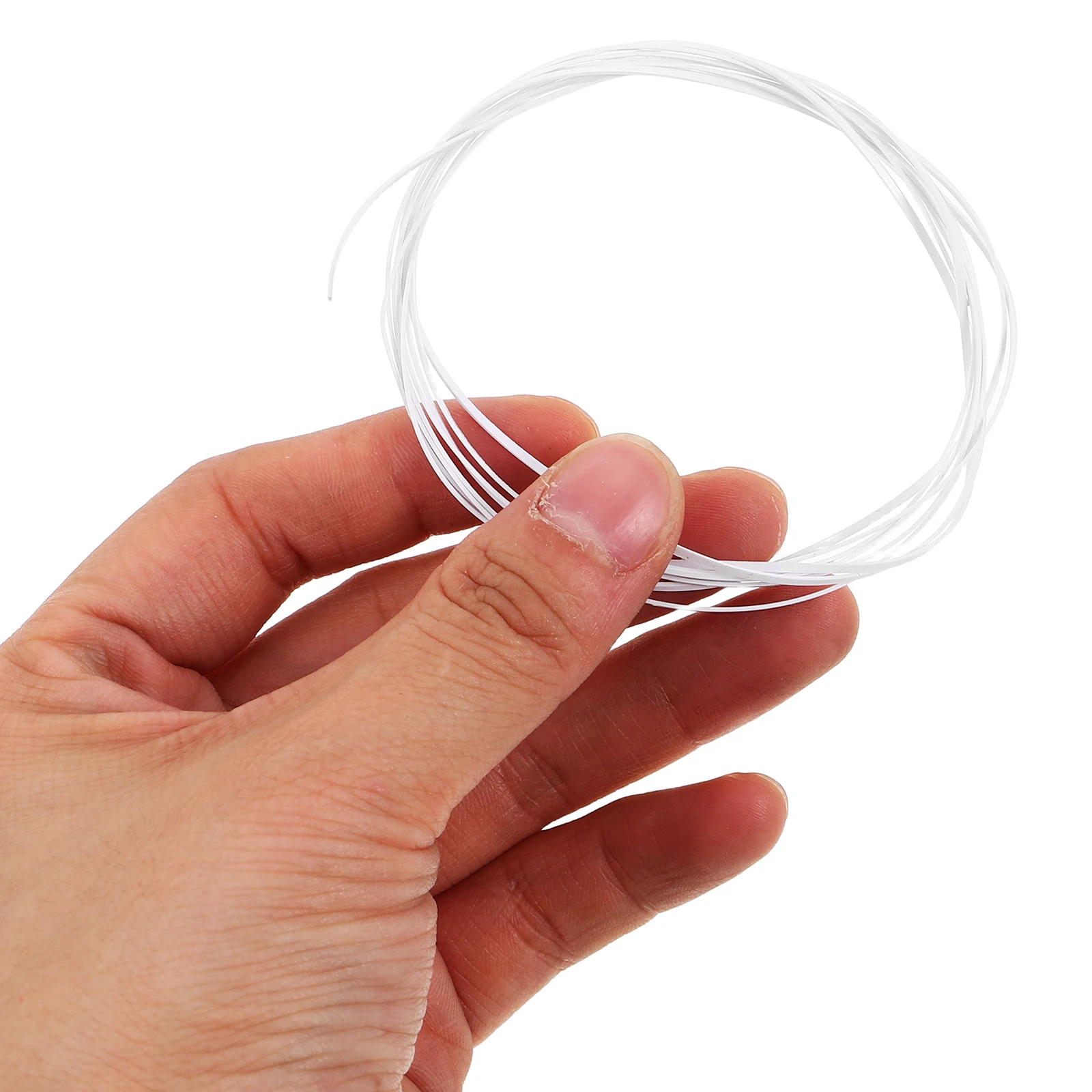 

4pcs 1650x1x0.5mm White Plastic Guitar Decorative Strips for Acoustic Classical Edge Trim Soundhole Inlay Parts Accessories