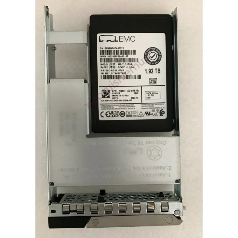 

00KYP4 ДЛЯ DELL SAMSUNG MZ-7L31T9A 1,92 ТБ SATA RI 6 Гбит/с SSD R440 R740 R350