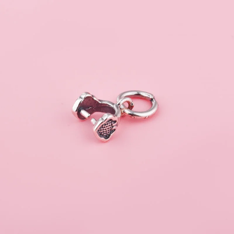 S925 الفضة الاسترليني Ruyi المشبك قلادة السحابة مشبك فضي قفل الفتحات الأمامية والخلفية لمشبك المجوهرات #4