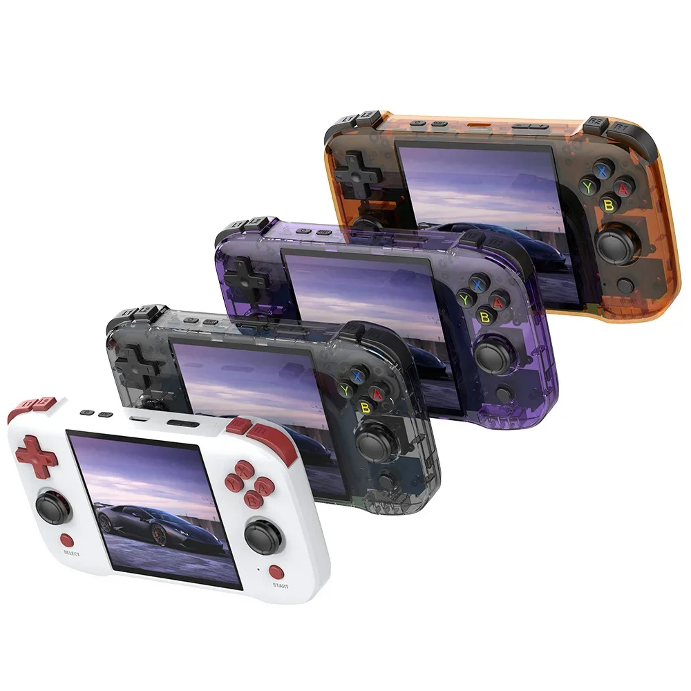 R46S ريترو وحدة تحكم بجهاز لعب محمول نظام لينكس 4.0 بوصة IPS شاشة RK3566 المحمولة مشغل فيديو محمول 64 جيجابايت 128 جيجابايت للأطفال هدية #5