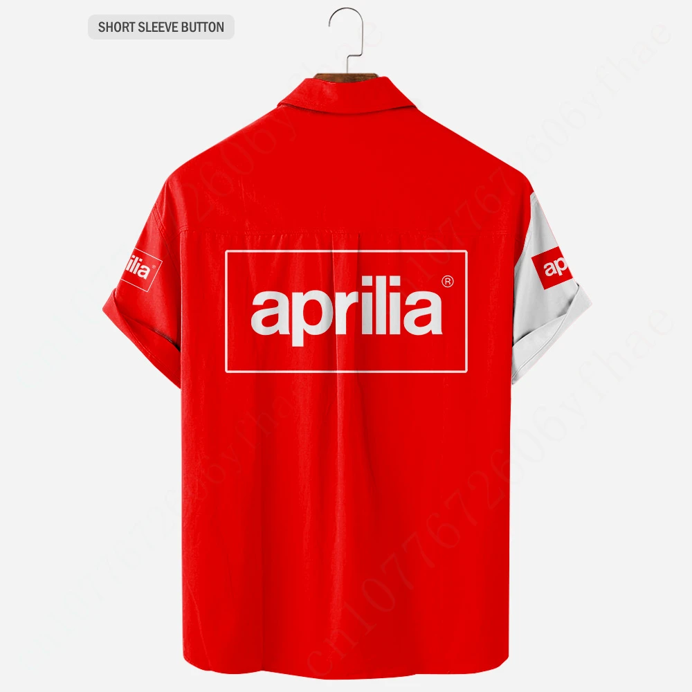 Aprilia Anime Shirts und Blusen Freizeit hemden für Männer Frauen Harajuku übergroße T-Shirt Luxus Knopf Strickjacke Unisex Kleidung