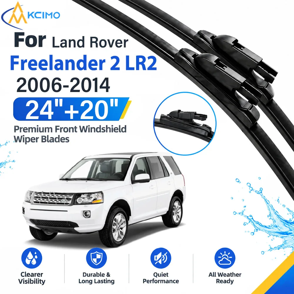 For Land Rover Freelander 2006-2014 Front Windshield Wiper Blades 24