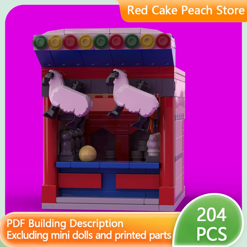 

City Street View Model MOC Building Bricks Tin Can Vall Toss Modular Technology Children Holiday Gifts Assemble Toys Suit