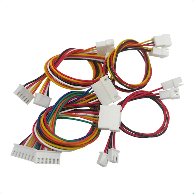 5pcs JST1.25 PH2.0 XH2.54 SM2.54 Dupont2.54 Extension Line Cable 2/3/4/6pin Male To Female Connector Extension Cord 10/20/30cm