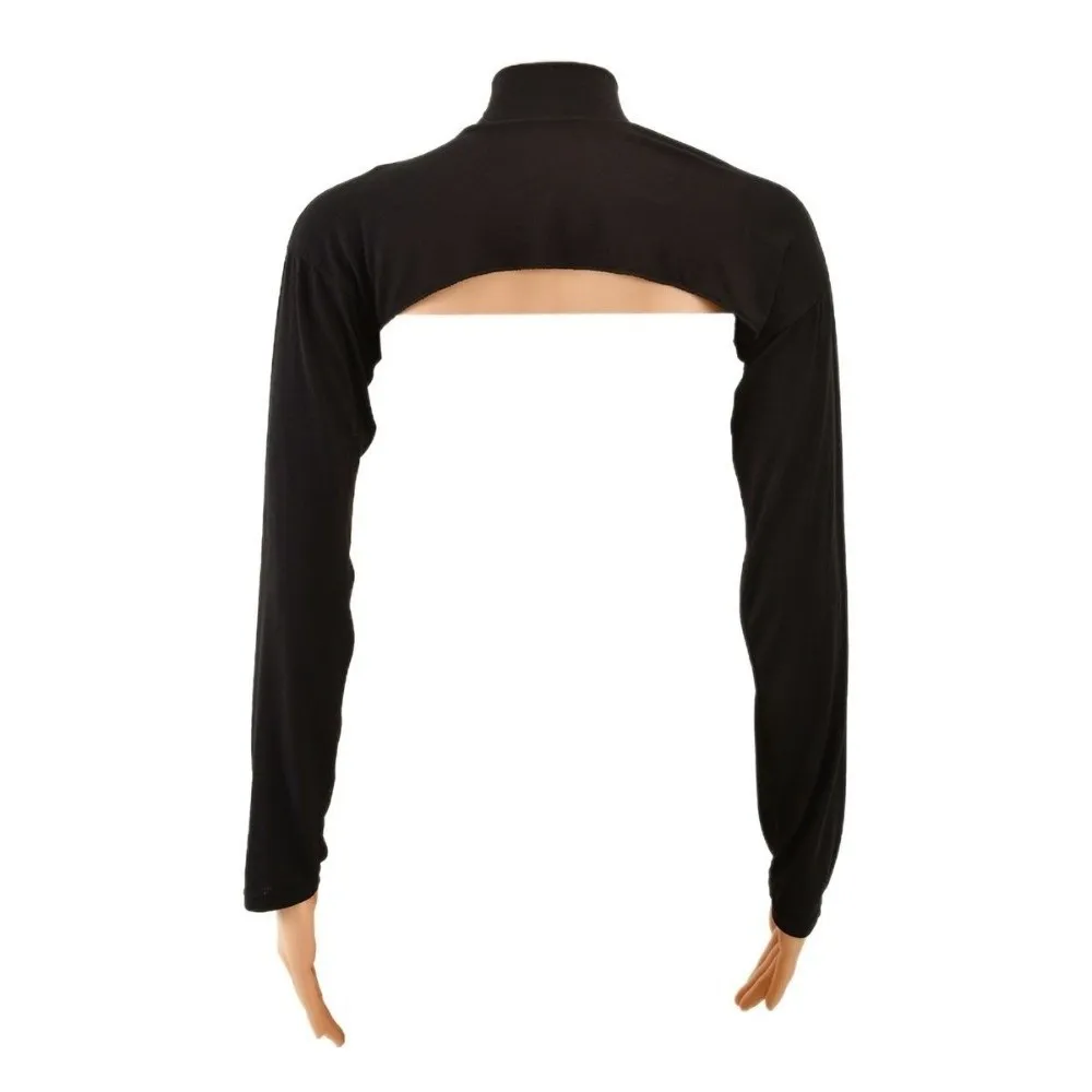 High Collar Sun Protection Sleeves Soft Mercerized Cotton Shrug Oversleeve for Women Stretchy Breathable Long Arm Cover