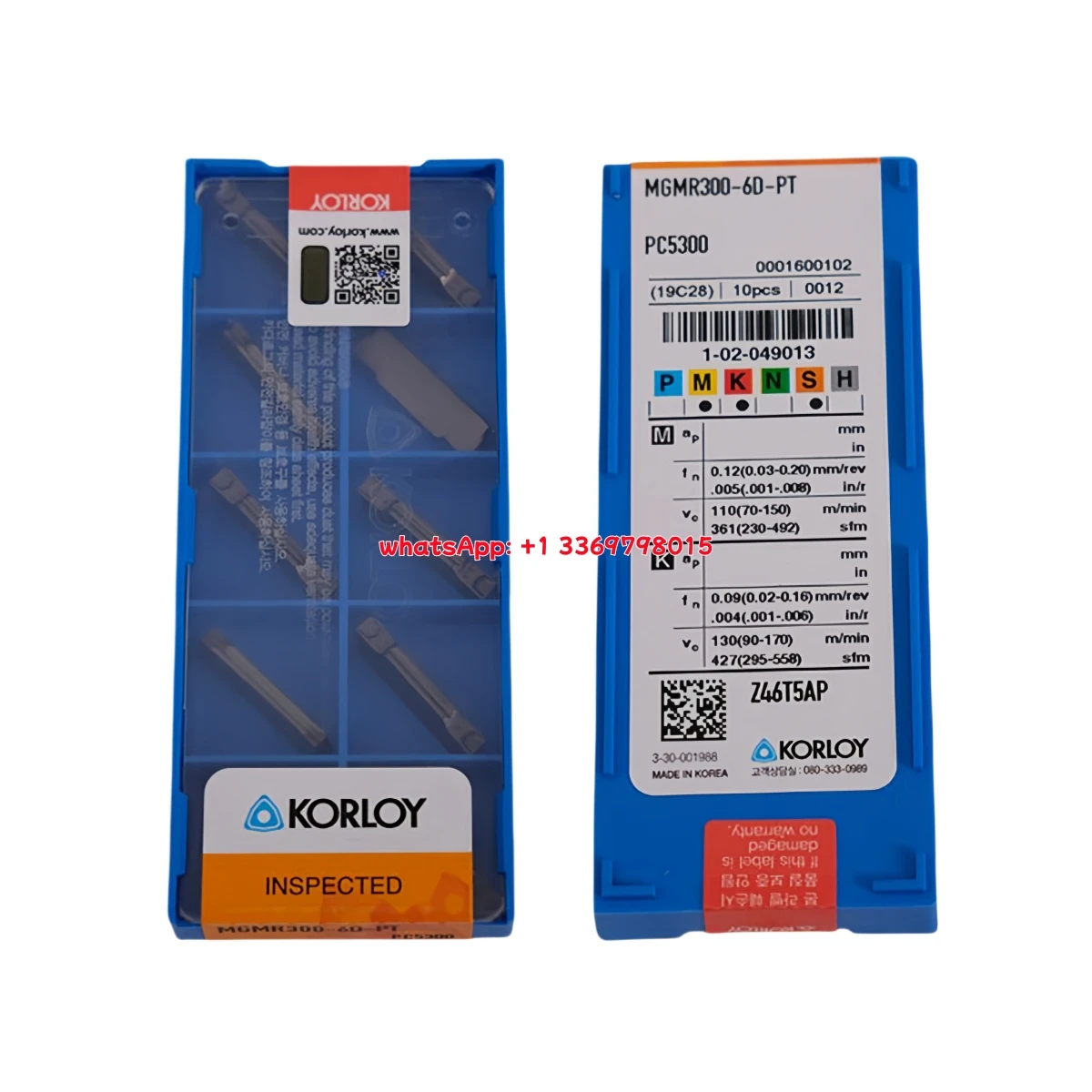 

10pcs 100% Original MGMR MGMR200 300 400 -4D 6D 8D -PT PC5300 NC3120 Groove Insert