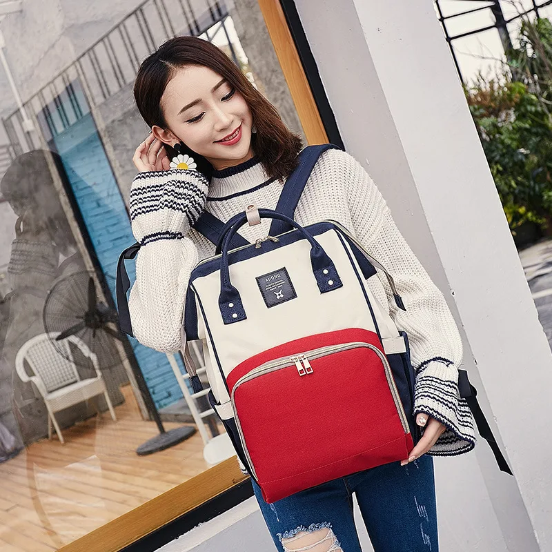 Bolsa de pañales para bebé, mochila de almacenamiento impermeable, bolso de viaje al aire libre, bolsa de maternidad para mamá, cosas para bebé