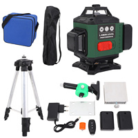 Multifunctional 16 Green Lines   3° Self-leveling Function Leveling Tool Omnidirectional Ground Wall Sticker Home Impr